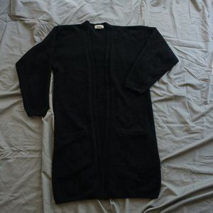 Gidding Jenny 100% Cashmere Open Cardigan Black